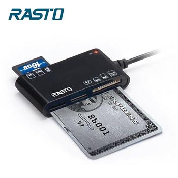 RASTO RT3 晶片ATM+五合一記憶卡複合讀卡機【金石堂、博客來熱銷】