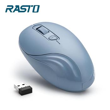 RASTO RM20 三段切換超靜音無線滑鼠-藍【金石堂、博客來熱銷】