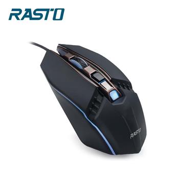 RASTO RM23 專業級電競RGB發光有線滑鼠【金石堂、博客來熱銷】