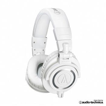鐵三角 ATH-M50X 監聽式耳罩耳機 白【金石堂、博客來熱銷】