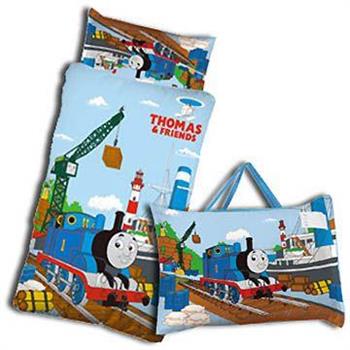 《Thomas歡樂湯瑪士－港口篇》兒童睡袋（4X5尺）【金石堂、博客來熱銷】