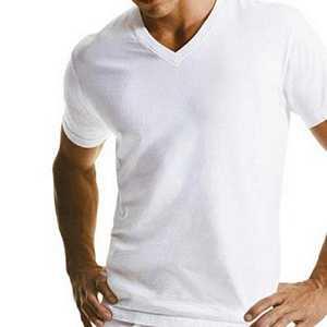 【CK】男加大尺碼V領T恤白色內衣2件組【金石堂、博客來熱銷】
