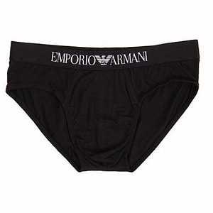 【EMPORIO ARMANI】2014男時尚品味標誌黑色三角內著【金石堂、博客來熱銷】