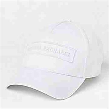 【A/X】阿瑪尼品牌標誌刺繡經典白色帽子【金石堂、博客來熱銷】