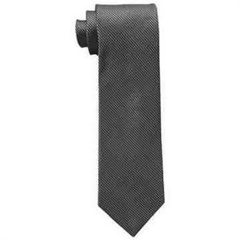 【Calvin Klein】男時尚Steel Micro B黑色格圖紋真絲領帶【金石堂、博客來熱銷】