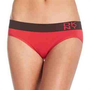 DKNY 女時尚Enegy光滑無縫比基尼漆紅色內著3件組【金石堂、博客來熱銷】