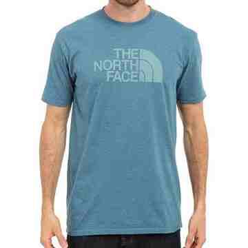【The North Face】2016男經典標誌珊瑚藍圓領短袖ㄒ恤