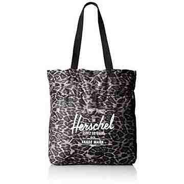 【Herschel】2016時尚豹紋色可壓縮手提包