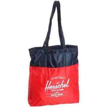 【Herschel】2016時尚紅寶藍色可壓縮手提包