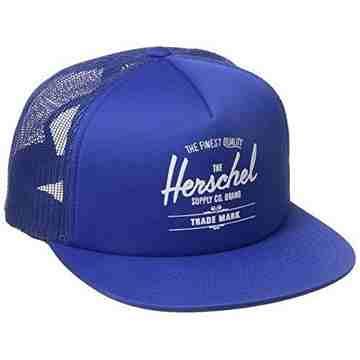 【Herschel】2016男時尚透氣鈷藍色網帽