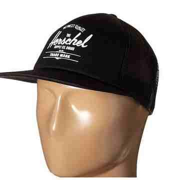 【Herschel】2016男時尚透氣黑色網帽