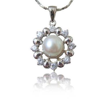 【小樂珠寶】活力滿點甜美實搭－－－頂級天然珍珠墬鍊【金石堂、博客來熱銷】