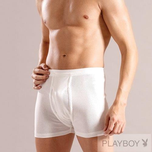 PLAY BOY 4件組台灣製100%時尚純棉四角平口褲