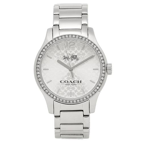 COACH 銀色不鏽鋼手錶（現貨+預購）