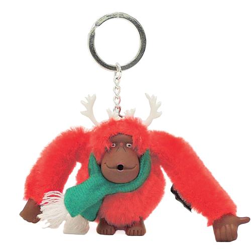 KIPLING聖誕風猴子吊飾鑰匙圈 （現貨+預購）