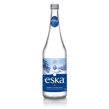 加拿大eska愛斯卡氣泡冰川水 玻璃瓶 750mlx12瓶 （箱）