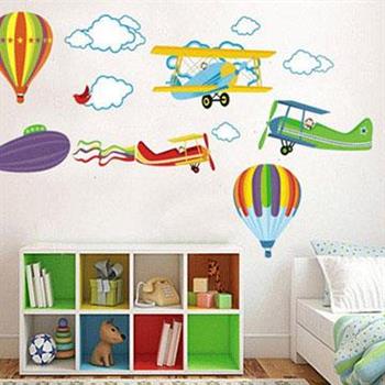 Christine創意組合DIY壁貼/牆貼/兒童教室佈置（大） 天際翱翔【金石堂、博客來熱銷】