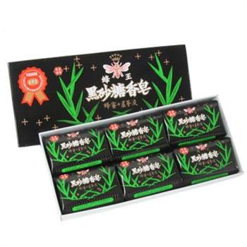 蜂王黑砂糖香皂－80g（6入x6盒）【金石堂、博客來熱銷】