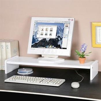 YoStyle 伸縮式桌上型置物架（純白色）【金石堂、博客來熱銷】