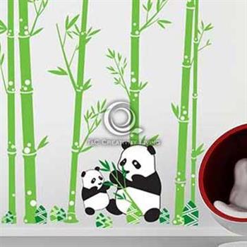 Christine創意組合DIY壁貼/牆貼/兒童教室佈置 國寶熊貓（可重複貼）【金石堂、博客來熱銷】