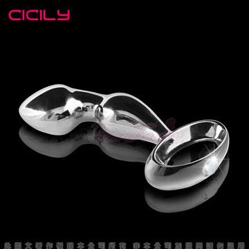 CICILY－大頭拉環－金屬前列腺G點手握式肛塞