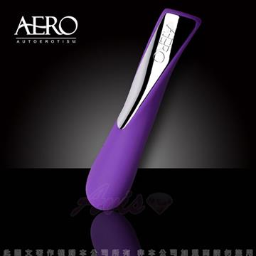 美國AERO AURA 奧拉 六段變頻女性曲線按摩棒－迷惑紫（磁吸式充電）