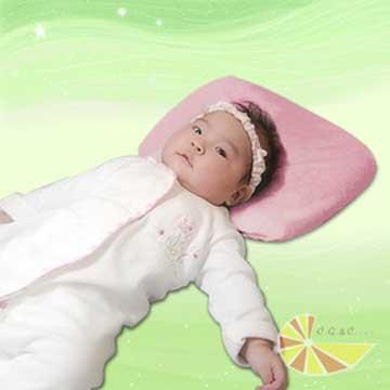 【凱蕾絲帝】馬來西亞~純天然乳膠嬰兒塑形圓枕~~新生嬰兒必睡、正睡塑形、側睡防壓耳