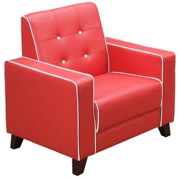 YoStyle 時尚經典沙發－單人座（紅）