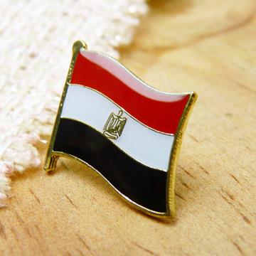 【國旗商品創意館】埃及Egypt徽章4入組/胸章/別針