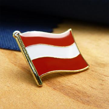 【國旗商品創意館】奧地利Austria徽章4入組/胸章/別針
