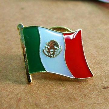 【國旗商品創意館】墨西哥Mexico徽章4入組/胸章/別針