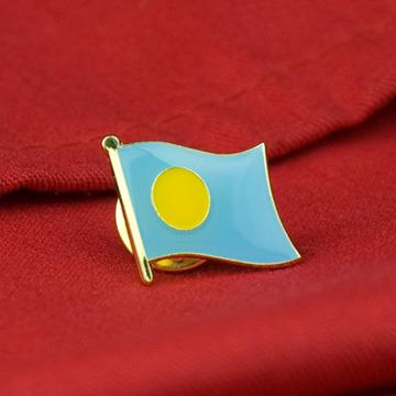 【國旗商品創意館】帛琉Palau徽章4入組/胸章/別針