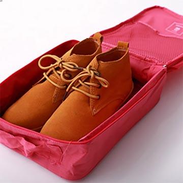 DINIWELL日韓收納鞋袋（可手提）－桃紅