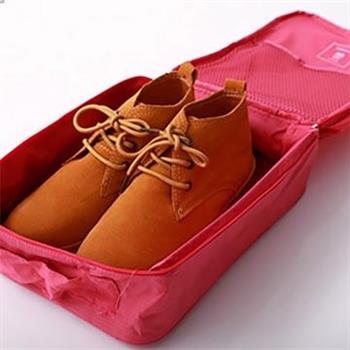 DINIWELL日韓收納鞋袋（可手提）－桃紅【金石堂、博客來熱銷】