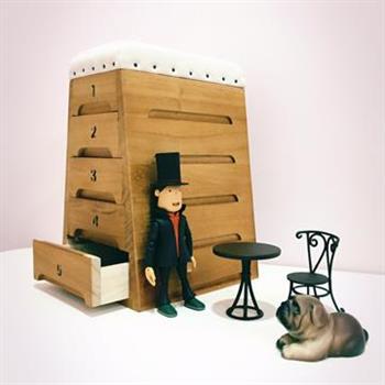 日本豊田産業 | 跳箱造型木製迷你收納盒－Zazou抽屜5層【金石堂、博客來熱銷】