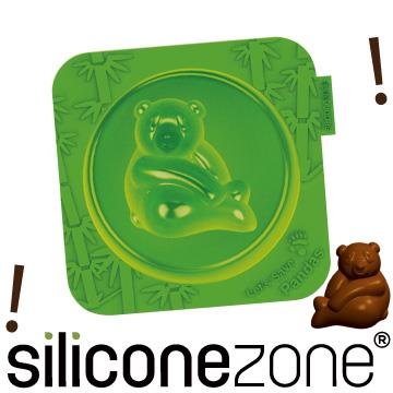 【Siliconezone】施理康耐熱熊貓造型小蛋糕模