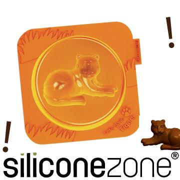 【Siliconezone】施理康耐熱老虎造型小蛋糕模