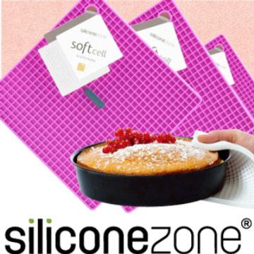 【Siliconezone】施理康耐熱兩用防燙墊&防燙鍋墊－桃紅色