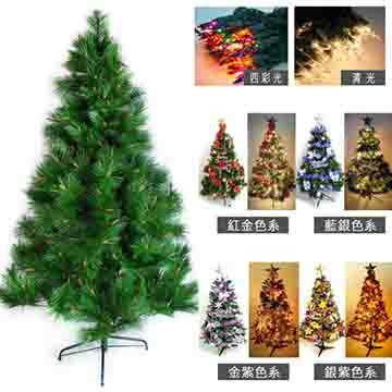 台灣製12呎/12尺（360cm）特級綠松針葉聖誕樹 （+飾品組）（+100燈鎢絲樹燈8串）