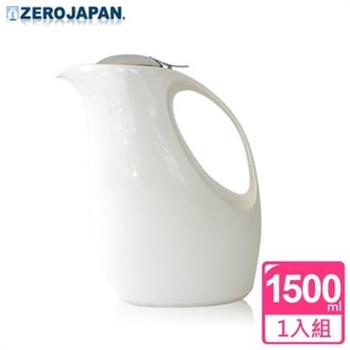 【ZERO JAPAN】企鵝冷熱陶瓷壺（白）1500cc【金石堂、博客來熱銷】