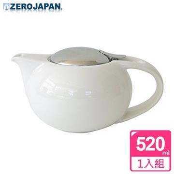 【ZERO JAPAN】嘟嘟陶瓷壺（白）520cc