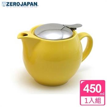 【ZERO JAPAN】典藏陶瓷不銹鋼蓋壺（甜椒黃）450cc【金石堂、博客來熱銷】