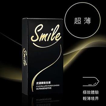 SMILE史邁爾 衛生套保險套 超薄（12入）【金石堂、博客來熱銷】