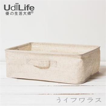 【UdiLife】森/棉麻收納盒/中－3入組【金石堂、博客來熱銷】