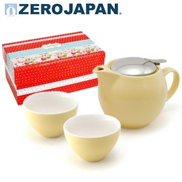 【ZERO JAPAN】典藏陶瓷一壺兩杯超值禮盒組（香蕉黃）