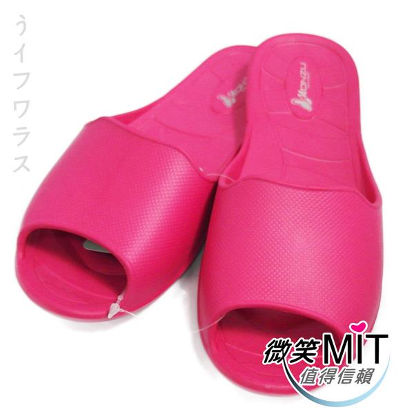 MONZU環保室內拖鞋－粉紅/綠/紫/桃紅/寶藍－3雙入