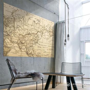 【ARDENNES】壁紙 壁布 中世紀仿古地圖 法國進口 / 居家佈置 DIY / MAP002【金石堂、博客來熱銷】