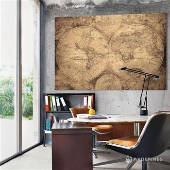 【ARDENNES】壁紙 壁布 中世紀仿古地圖 法國進口 / 居家佈置 DIY / MAP006【金石堂、博客來熱銷】