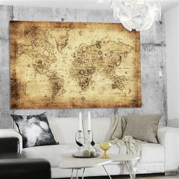【ARDENNES】壁紙 壁布 中世紀仿古地圖 法國進口 / 居家佈置 DIY / MAP020【金石堂、博客來熱銷】