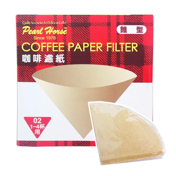 【寶馬牌】椎型咖啡濾紙－1~4杯用 （40枚入×6盒）